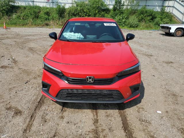 2HGFE2F56PH558789 - 2023 HONDA CIVIC SPORT RED photo 5