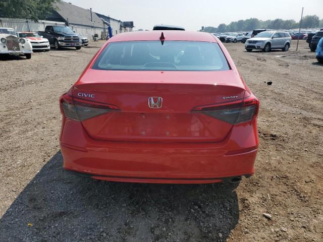 2HGFE2F56PH558789 - 2023 HONDA CIVIC SPORT RED photo 6