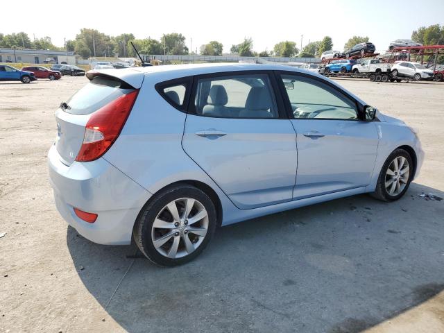 KMHCU5AE7CU047298 - 2012 HYUNDAI ACCENT GLS BLUE photo 3