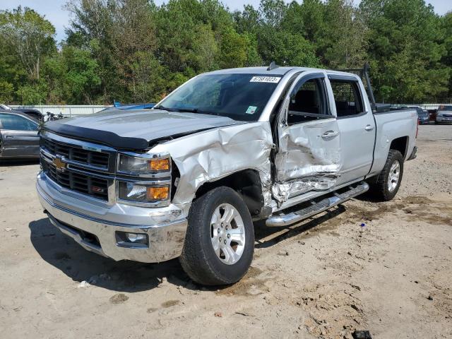 3GCUKREC4FG538465 - 2015 CHEVROLET SILVERADO K1500 LT SILVER photo 1