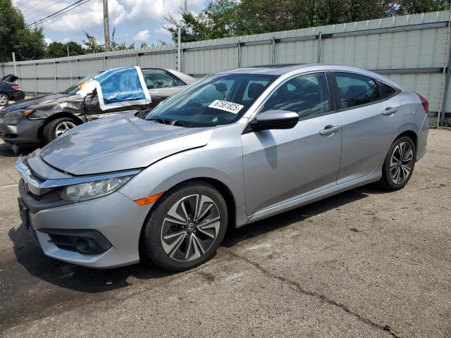 19XFC1F74GE001861 - 2016 HONDA CIVIC EXL SILVER photo 1