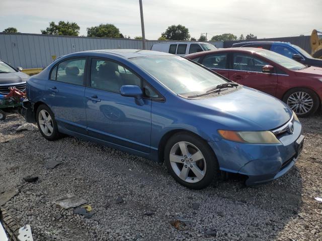 1HGFA16807L040308 - 2007 HONDA CIVIC EX BLUE photo 4