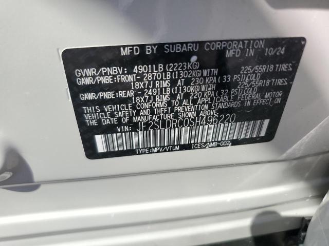 JF2SLDRC0SH496220 - 2025 SUBARU FORESTER LIMITED Белый фото 14