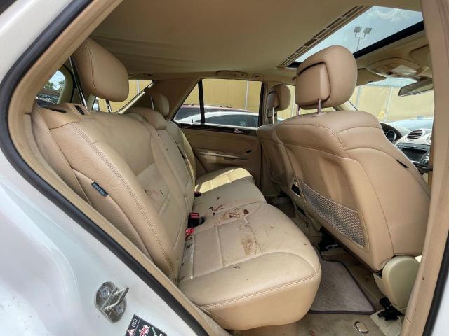4JGBB5GB6BA695469 - 2011 MERCEDES-BENZ ML 350 WHITE photo 6