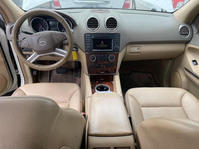 4JGBB5GB6BA695469 - 2011 MERCEDES-BENZ ML 350 WHITE photo 9