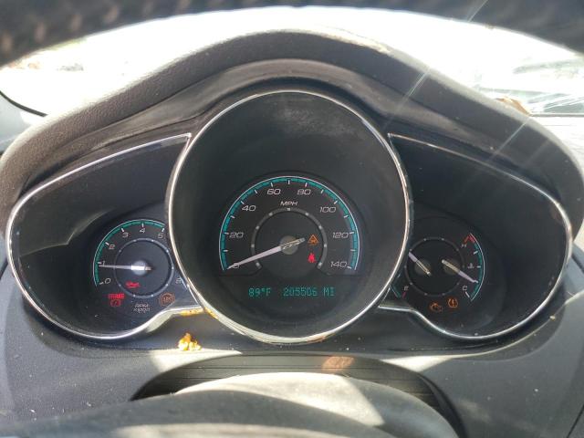 1G1ZE5E70A4145621 - 2010 CHEVROLET MALIBU LTZ ვერცხლისფერი ფოტო 9