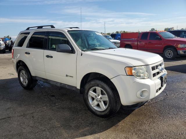 1FMCU49329KA49560 - 2009 FORD ESCAPE HYBRID WHITE photo 4