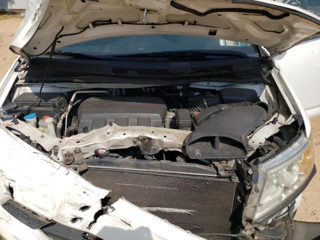 5FNRL5H64BB072473 - 2011 HONDA ODYSSEY EXL WHITE photo 12