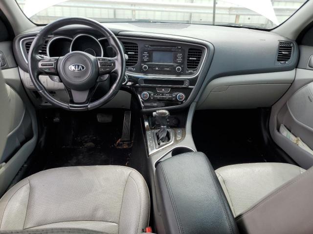 5XXGN4A77FG475090 - 2015 KIA OPTIMA EX WHITE photo 8