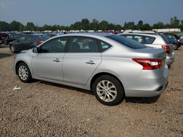 3N1AB7AP4KY431696 - 2019 NISSAN SENTRA S SILVER photo 2