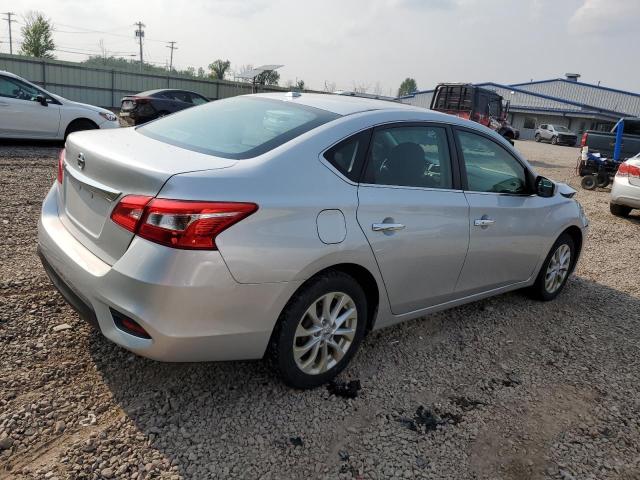 3N1AB7AP4KY431696 - 2019 NISSAN SENTRA S SILVER photo 3