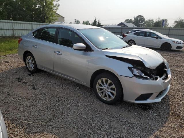 3N1AB7AP4KY431696 - 2019 NISSAN SENTRA S SILVER photo 4