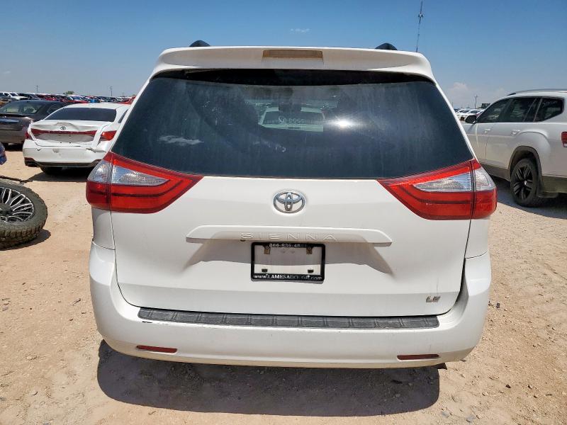 5TDKK3DC3GS740044 - 2016 TOYOTA SIENNA LE 白色 照片 6