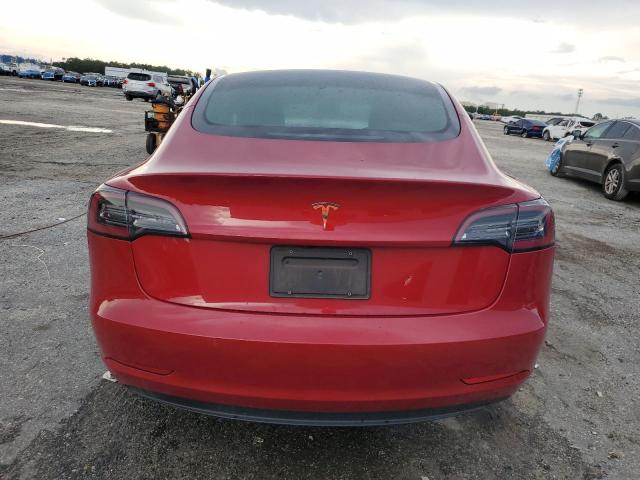 5YJ3E1EA2NF324551 - 2022 TESLA MODEL 3 მუქწითელი ფოტო 6