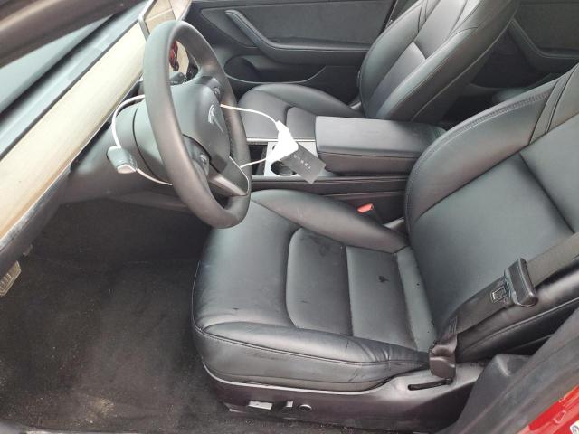 5YJ3E1EA2NF324551 - 2022 TESLA MODEL 3 მუქწითელი ფოტო 7