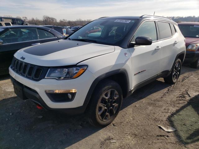 3C4NJDDB3JT130123 - 2018 JEEP COMPASS TRAILHAWK WHITE photo 1