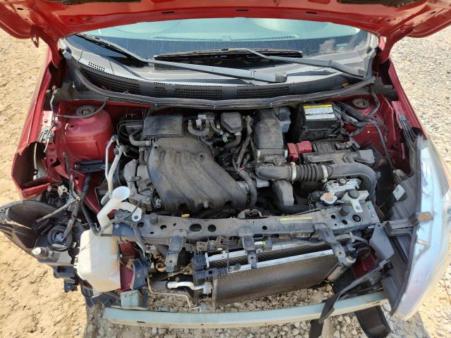 3N1CN7AP7KL835685 - 2019 NISSAN VERSA S BURGUNDY photo 11