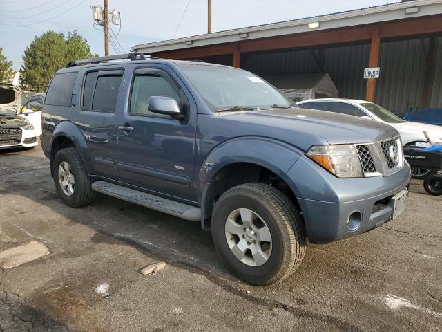 5N1AR18WX7C616639 - 2007 NISSAN PATHFINDER LE BLUE photo 4