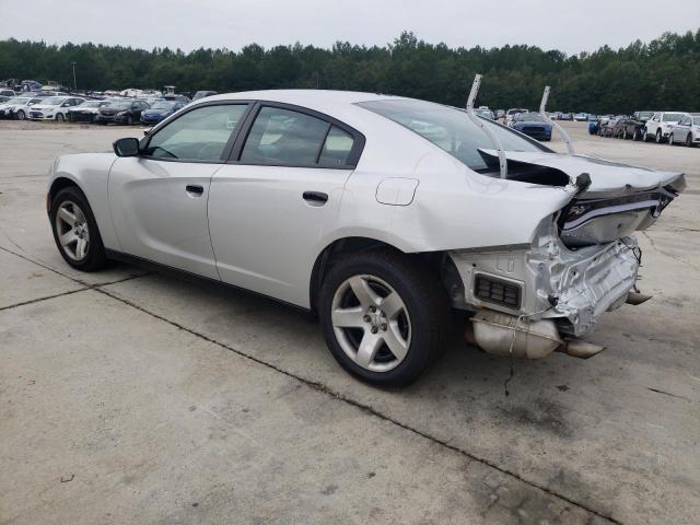 2C3CDXAT9KH627527 - 2019 DODGE CHARGER POLICE SILVER photo 2