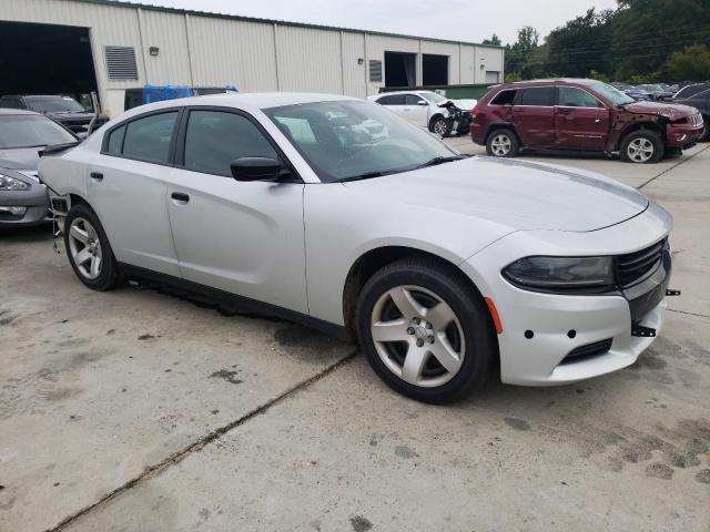 2C3CDXAT9KH627527 - 2019 DODGE CHARGER POLICE SILVER photo 4