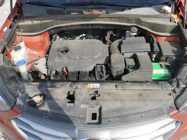5XYZU3LB6HG464426 - 2017 HYUNDAI SANTA FE S ORANGE photo 12