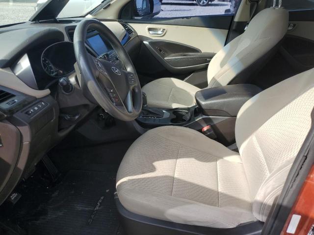 5XYZU3LB6HG464426 - 2017 HYUNDAI SANTA FE S ORANGE photo 7