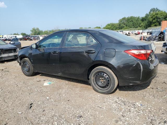 2T1BURHE1JC046414 - 2018 TOYOTA COROLLA L BLACK photo 2