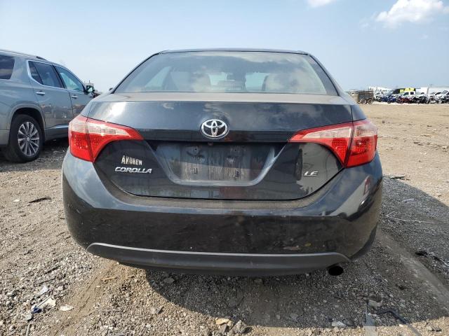 2T1BURHE1JC046414 - 2018 TOYOTA COROLLA L BLACK photo 6