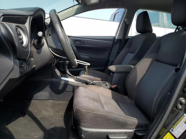 2T1BURHE1JC046414 - 2018 TOYOTA COROLLA L BLACK photo 7