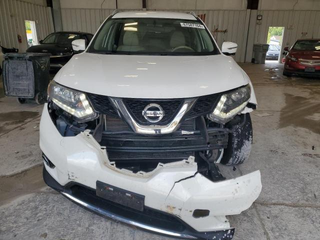 5N1AT2MV4EC779627 - 2014 NISSAN ROGUE S WHITE photo 5