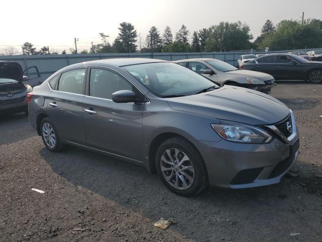 3N1AB7AP7KY316087 - 2019 NISSAN SENTRA S ნაცრისფერი ფოტო 4