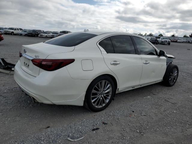 JN1EV7AP8KM511109 - 2019 INFINITI Q50 LUXE WHITE photo 3