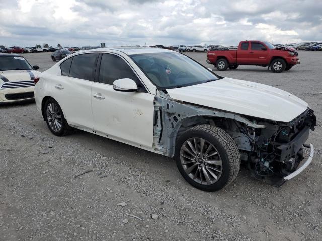 JN1EV7AP8KM511109 - 2019 INFINITI Q50 LUXE WHITE photo 4