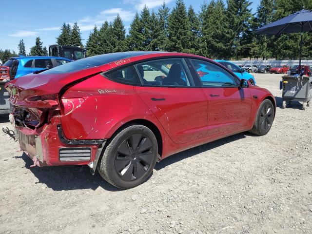 5YJ3E1EB3RF834860 - 2024 TESLA MODEL 3 红色 照片 3