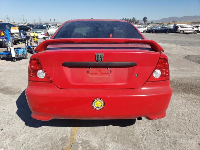 1HGEM22184L046225 - 2004 HONDA CIVIC DX VP RED photo 6