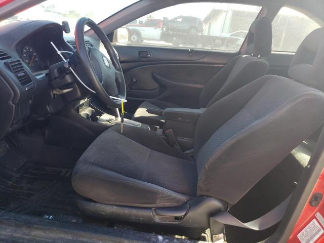 1HGEM22184L046225 - 2004 HONDA CIVIC DX VP RED photo 7