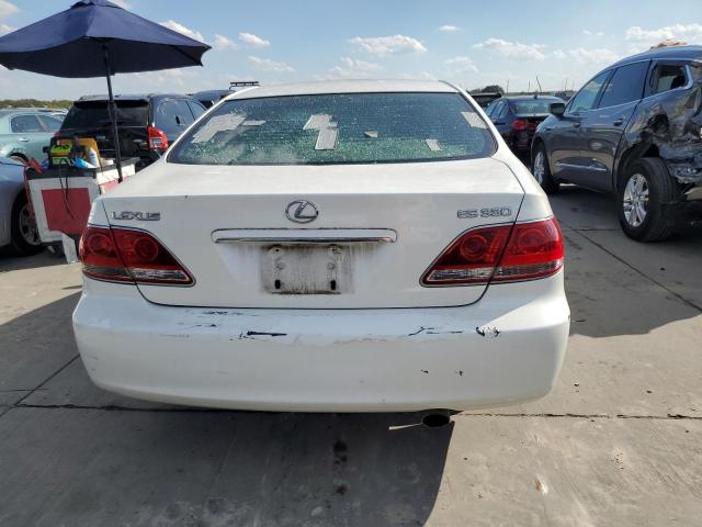 JTHBA30G365143703 - 2006 LEXUS ES 330 WHITE photo 6