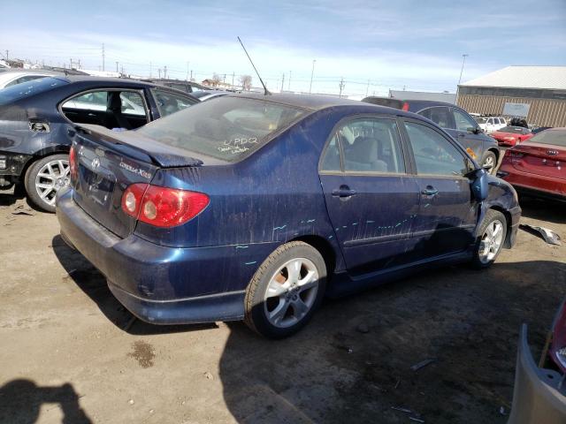 2T1BY30E25C466184 - 2005 TOYOTA COROLLA XRS BLUE photo 3