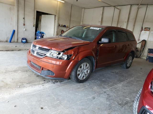 3C4PDCAB1DT709937 - 2013 DODGE JOURNEY SE ORANGE photo 1