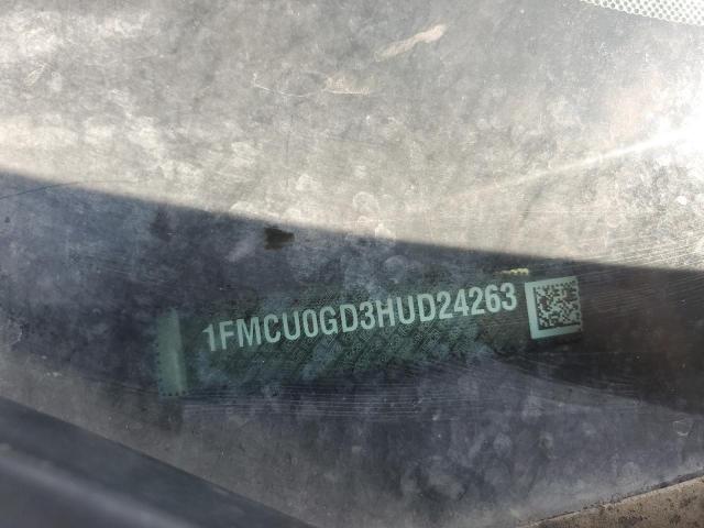 1FMCU0GD3HUD24263 - 2017 FORD ESCAPE SE SILVER photo 13