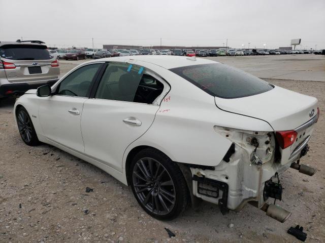 JN1FV7AP2GM420624 - 2016 INFINITI Q50 RED SPORT 400 WHITE photo 2