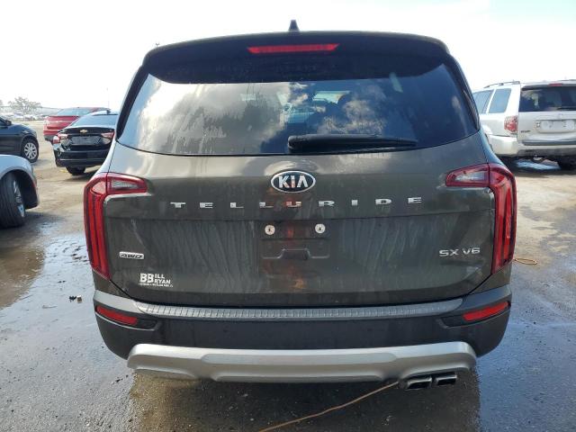 5XYP5DHC1LG077254 - 2020 KIA TELLURIDE SX BROWN photo 6