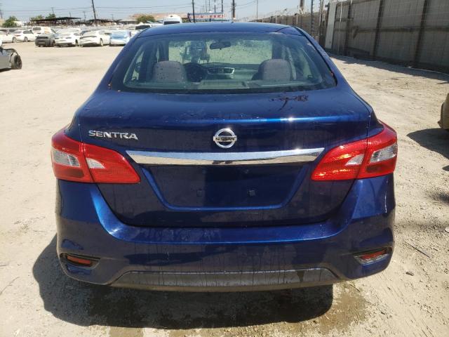 3N1AB7AP4JY310164 - 2018 NISSAN SENTRA S BLUE photo 6