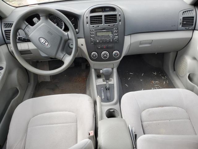 KNAFE121385527761 - 2008 KIA SPECTRA EX GRAY photo 8