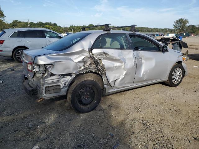 2T1BU4EE5CC872189 - 2012 TOYOTA COROLLA BASE SILVER photo 3