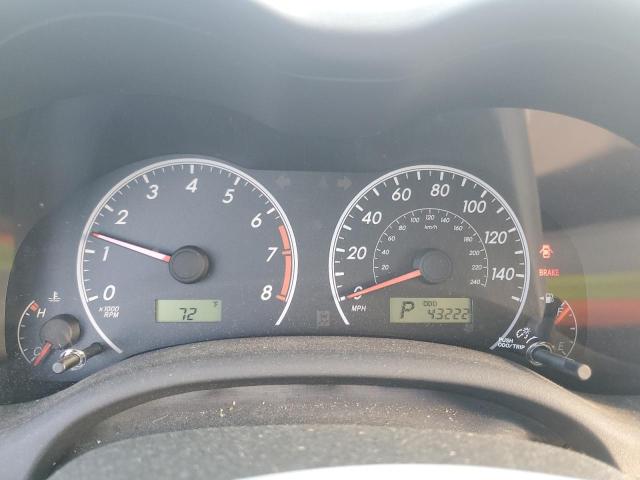 2T1BU4EE5CC872189 - 2012 TOYOTA COROLLA BASE SILVER photo 9