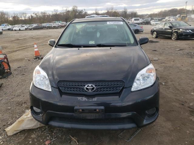 2T1KR30E77C644803 - 2007 TOYOTA COROLLA MA XR BLACK photo 5