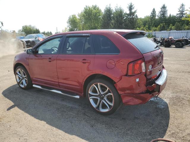 2FMDK4AK7DBE12161 - 2013 FORD EDGE SPORT 红色 照片 2