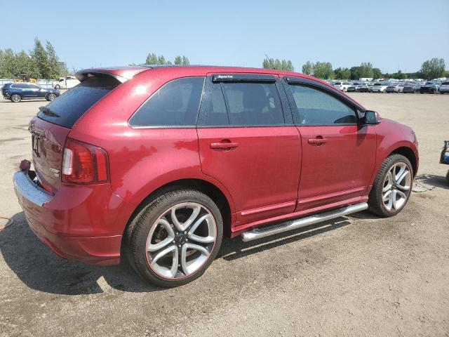 2FMDK4AK7DBE12161 - 2013 FORD EDGE SPORT 红色 照片 3