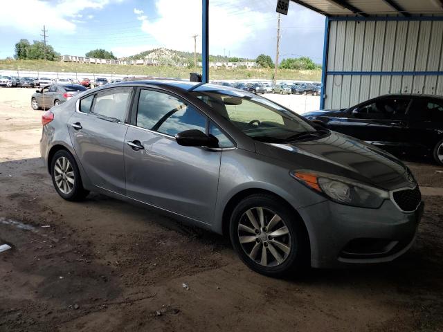 KNAFX4A8XE5155552 - 2014 KIA FORTE EX GRAY photo 4